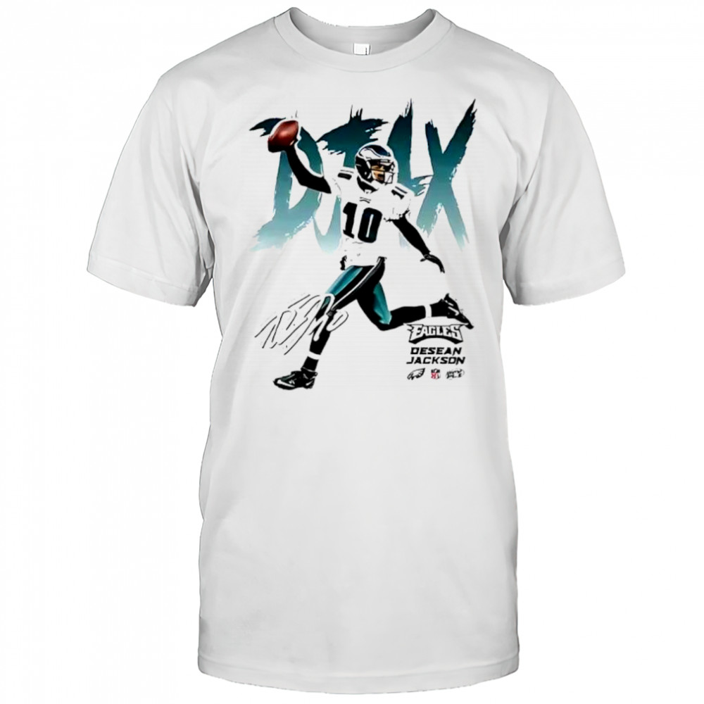 DeSean Jackson Philadelphia Eagles number 10 signature shirt