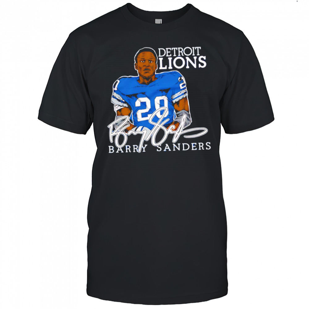 Detroit Lions 20 Barry Sanders Football Player shirt