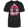 Detroit Lions football pink out tackle breast cancer shirt