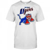 Detroit Lions mashup Detroit Tiger logo NFL shirt