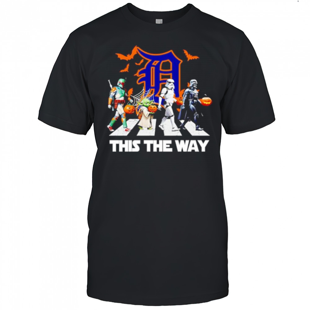 Detroit Tigers Star Wars This The Way Halloween shirt