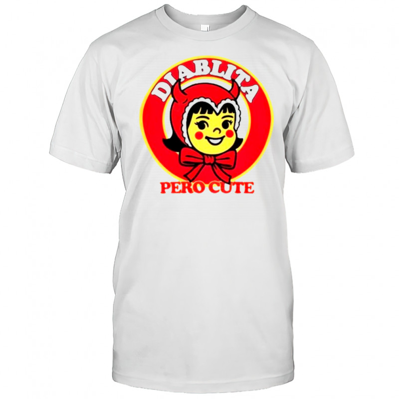 Diablita Pero Cute Ringer T-Shirt