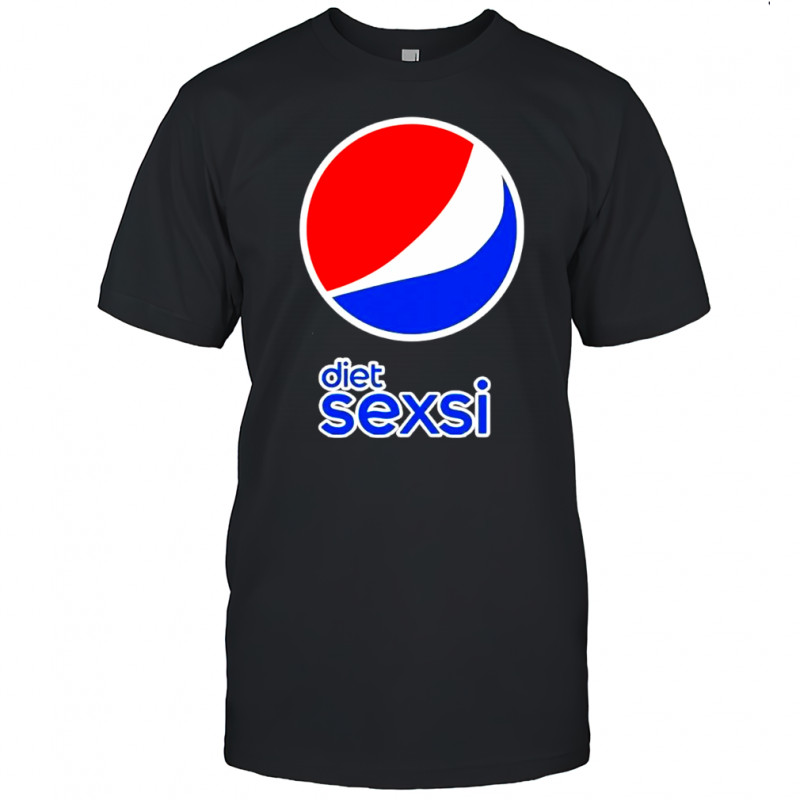 Diet Sexsi Pepsi logo parody shirt