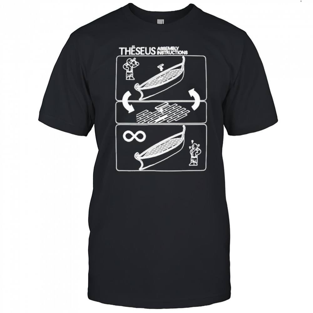 Distractible The Thëseus Assembly Instructions T-shirt