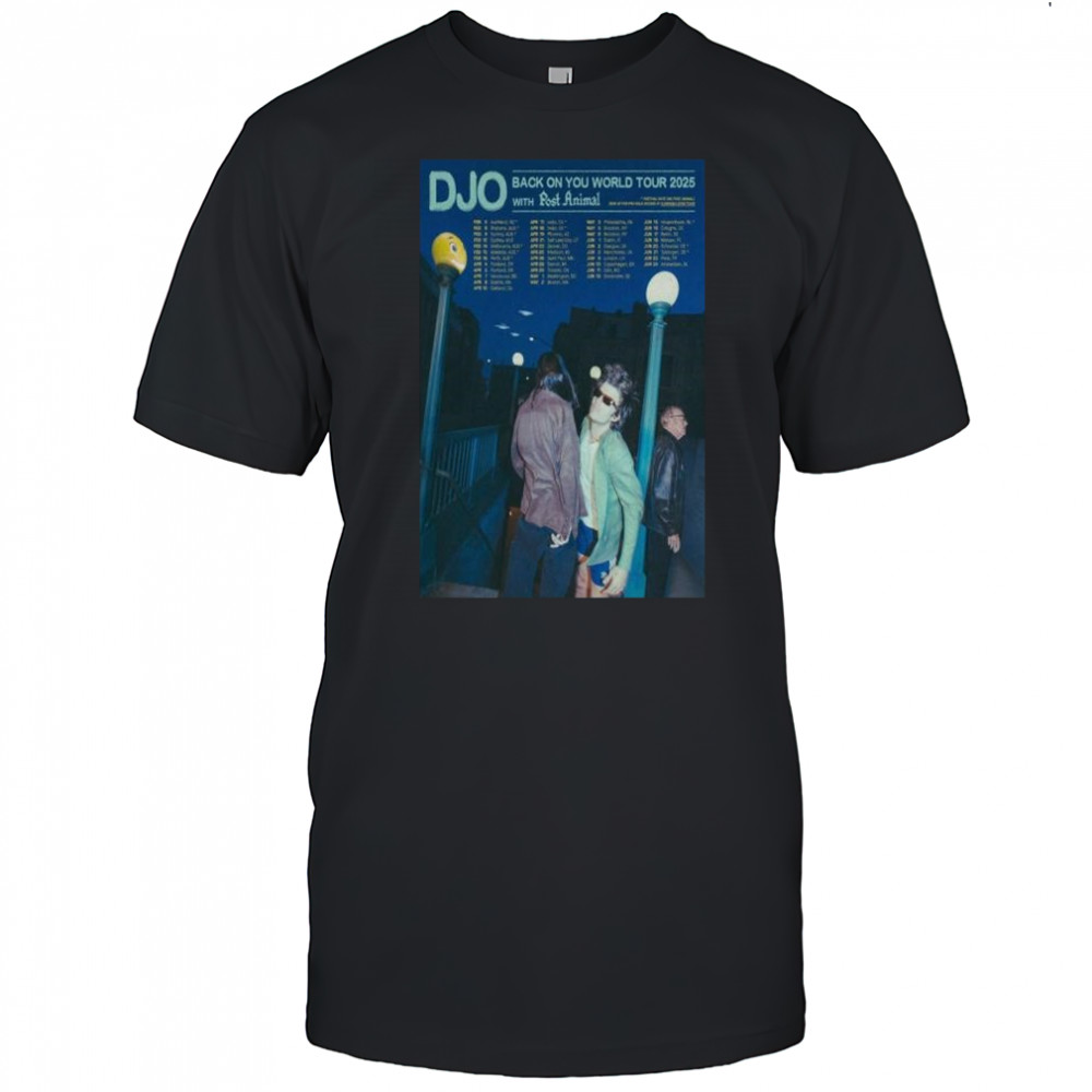 Djo Back On You World Tour 2025 Post Animal T-shirt