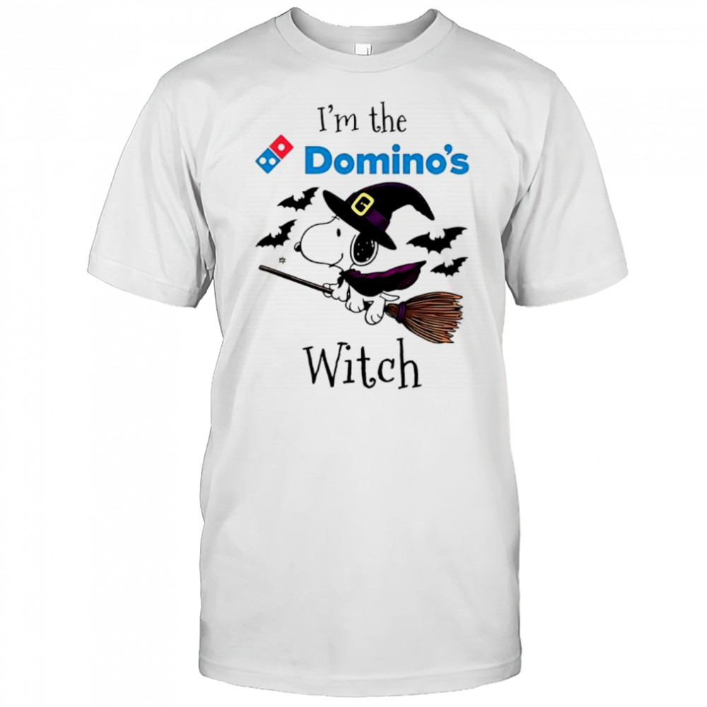 Domino’s Pizza X Snoopy I’m the witch Halloween shirt