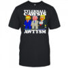 Donald Trump vs JD Vance tylernall cawsis awtysm warning do not hug The Simpsons shirt