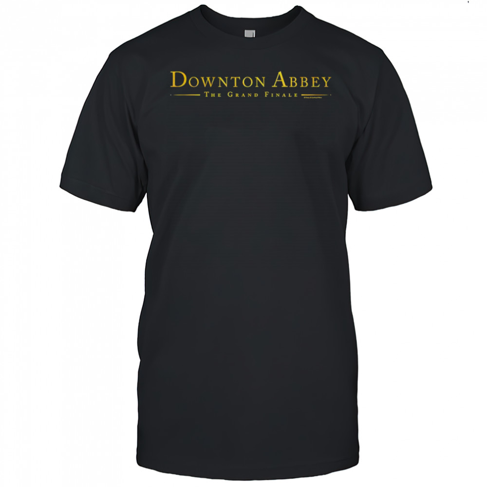 Downton Abbey The Grand Finale Gold Logo shirt