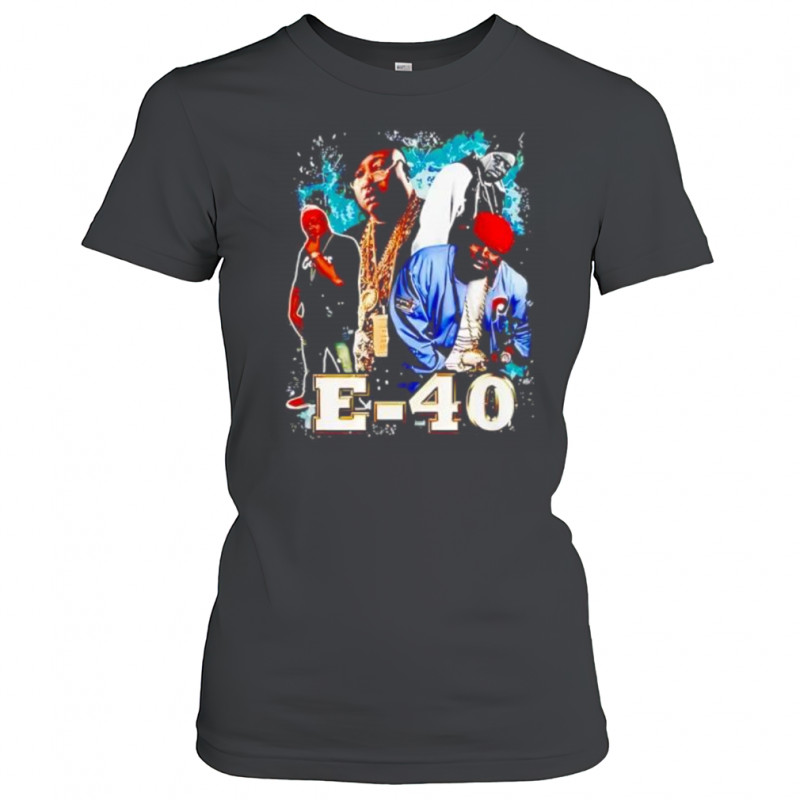 E-40 Rapper Group Hip Hop Musician Portrait shirt