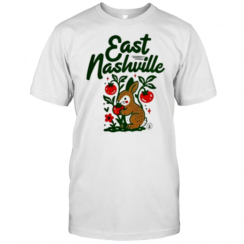 East Nashville Tomato Garden Rabbit shirt
