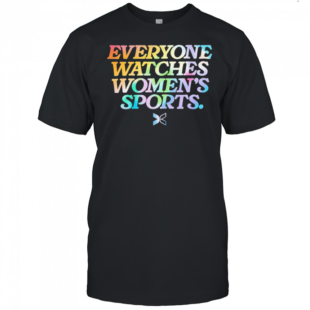 Everyone watches women’s sports retro shirt