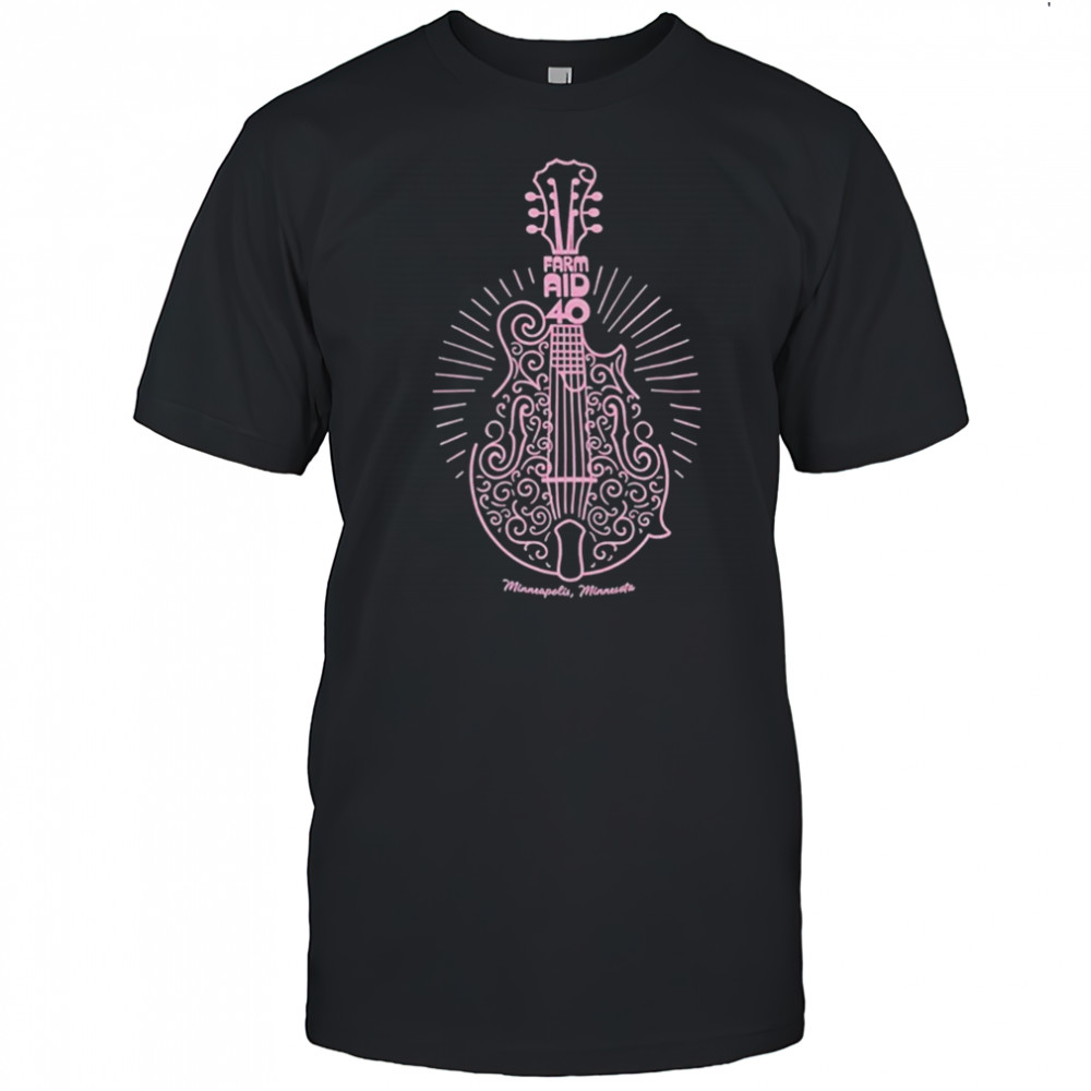 Farm Aid 40 Mandolin T-Shirt
