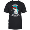 Fins Up Miami 2025 Dolphin Wearing Hat Sunglasses shirt