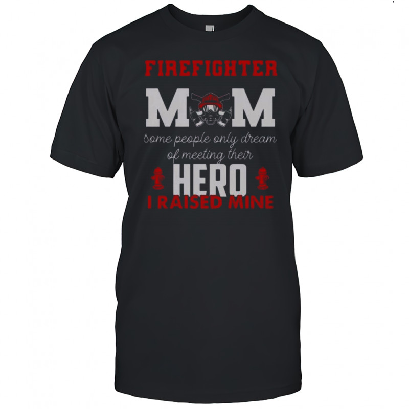 Firefighter Mom Firewoman Proud Moms Mother’s Day Vintage T-Shirt