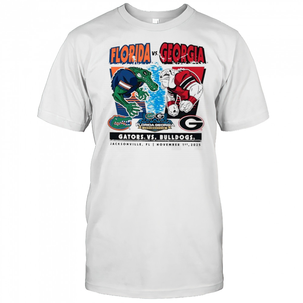Florida Gators and Georgia Bulldogs football Jacksonville 2025 shirt