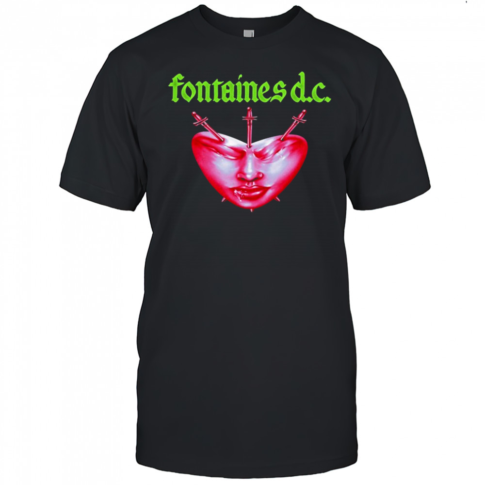 Fontaines DC Favourite Heart Summer 2025 Tour Sword T-Shirt
