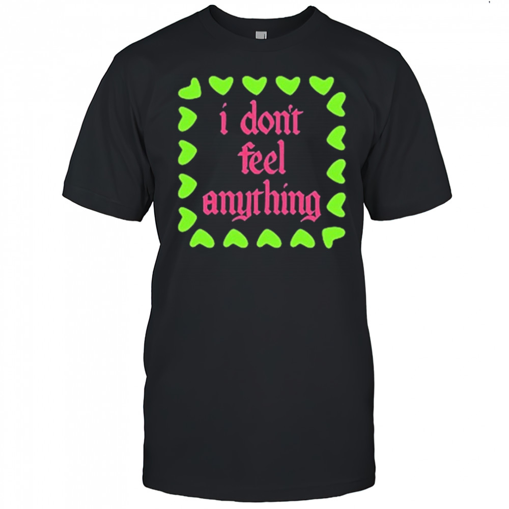 Fontaines DC I Don’t Feel Anything Hearts T-Shirt