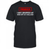 Fragile i just dropped my son off at college funny parent shirt
