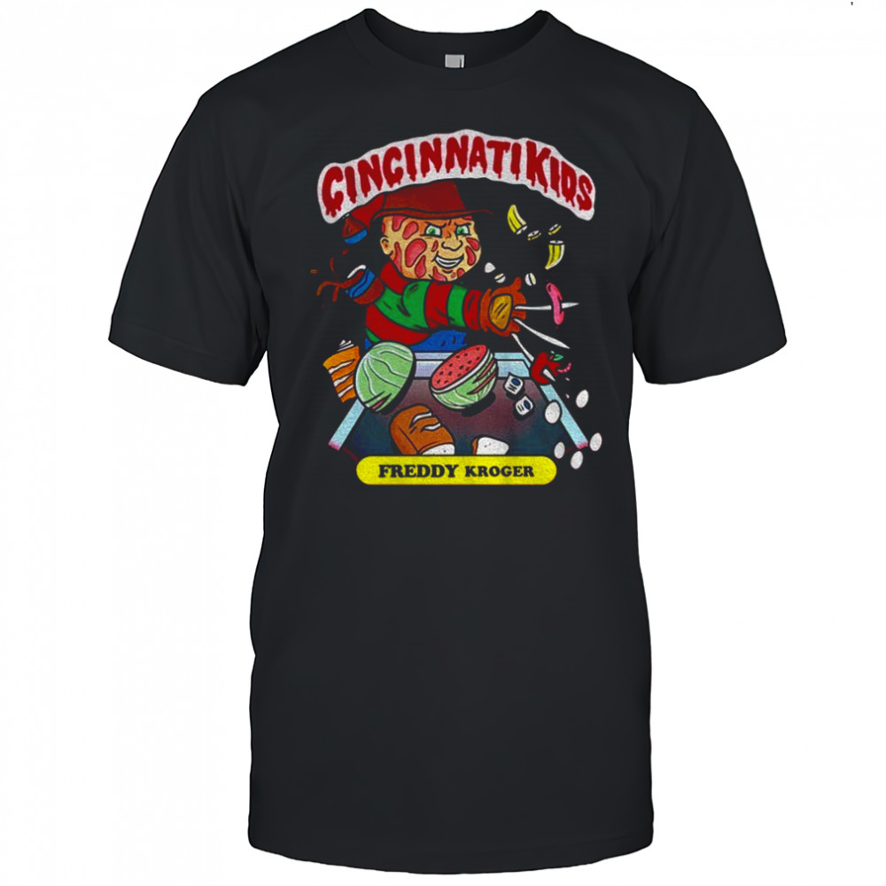 Freddy Krueger x Kroger Cincinnati Kids Freddy Kroger Halloween shirt