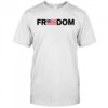 Freedom Charlie Kirk Kirk USA flag RIP 2025 memorial political shirt