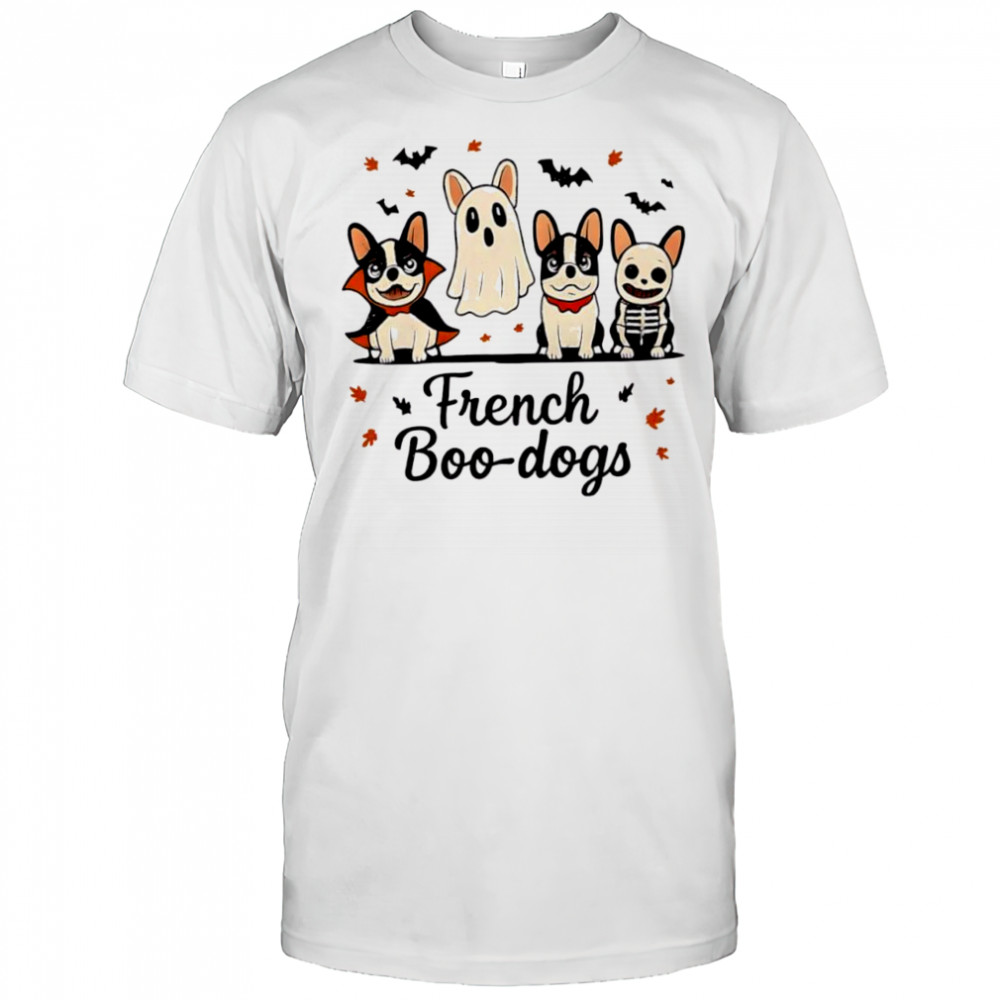 Frenchie Boo Dogs French Bulldog Halloween shirt