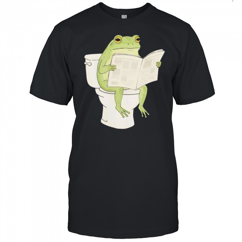 Frog Toilet Humor Funny shirt