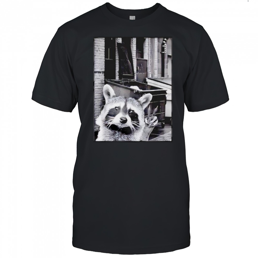 Funny Raccoon Selfie shirt