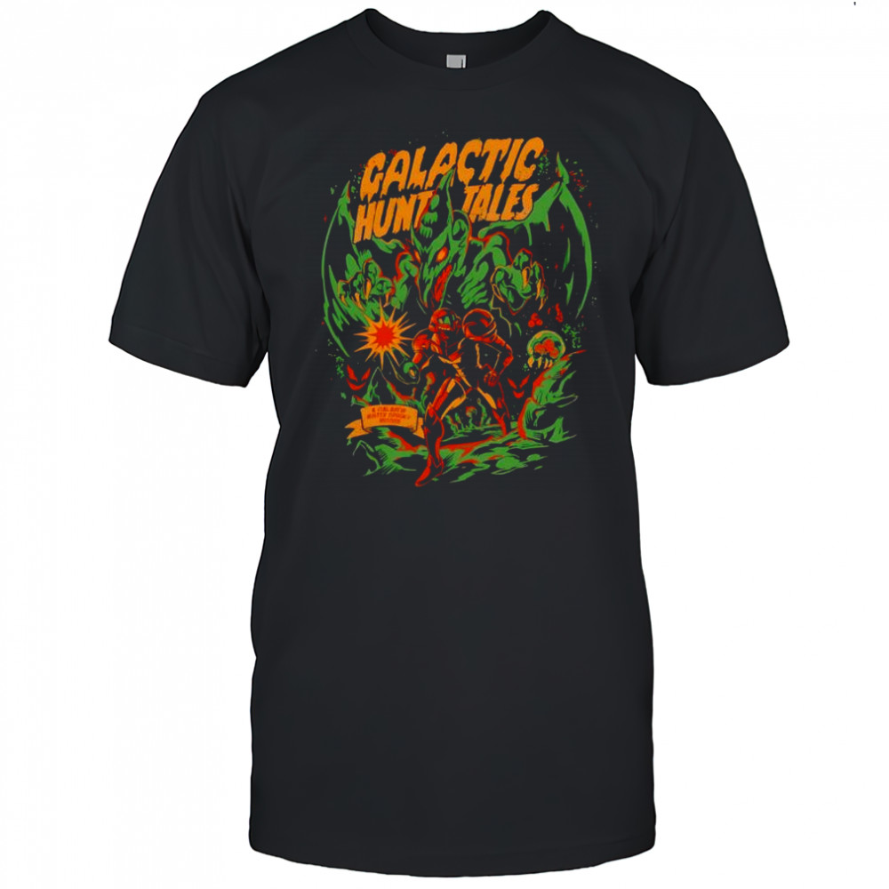 Galactic Hunt Tales Ilustrata poster shirt