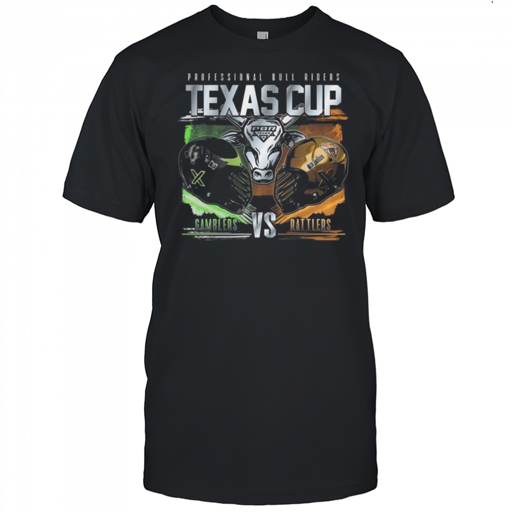 Gamblers vs Rattlers Professional Bull Riders Texas Cup Rivalry Shirt