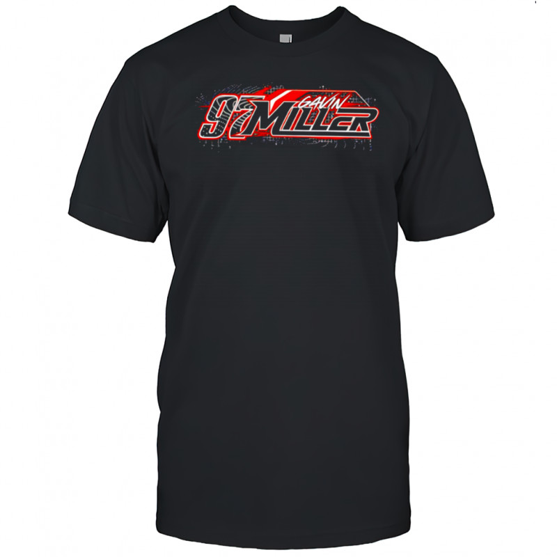 Gavin Miller 97 race car driver motorsport shirt