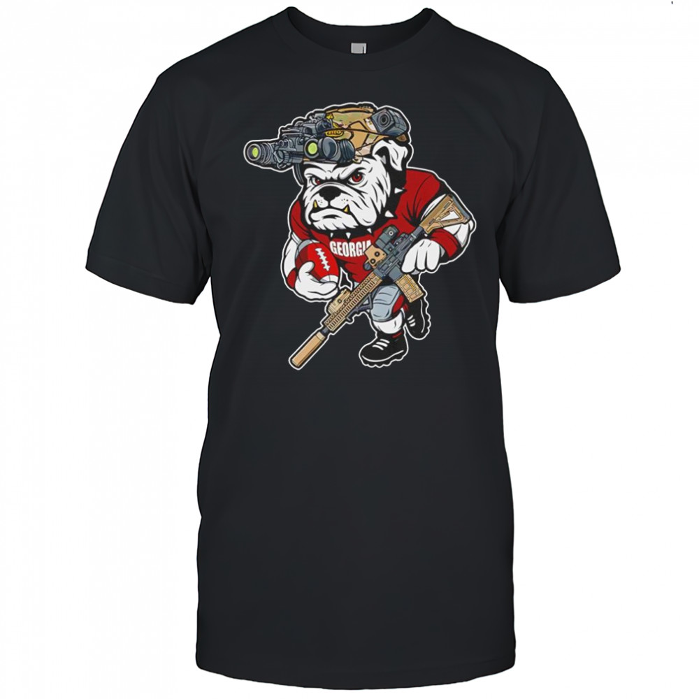 Georgia Bulldogs football combatant mascot shirt
