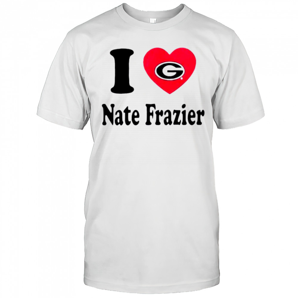 Georgia Bulldogs I Heart Nate Frazier T-Shirt