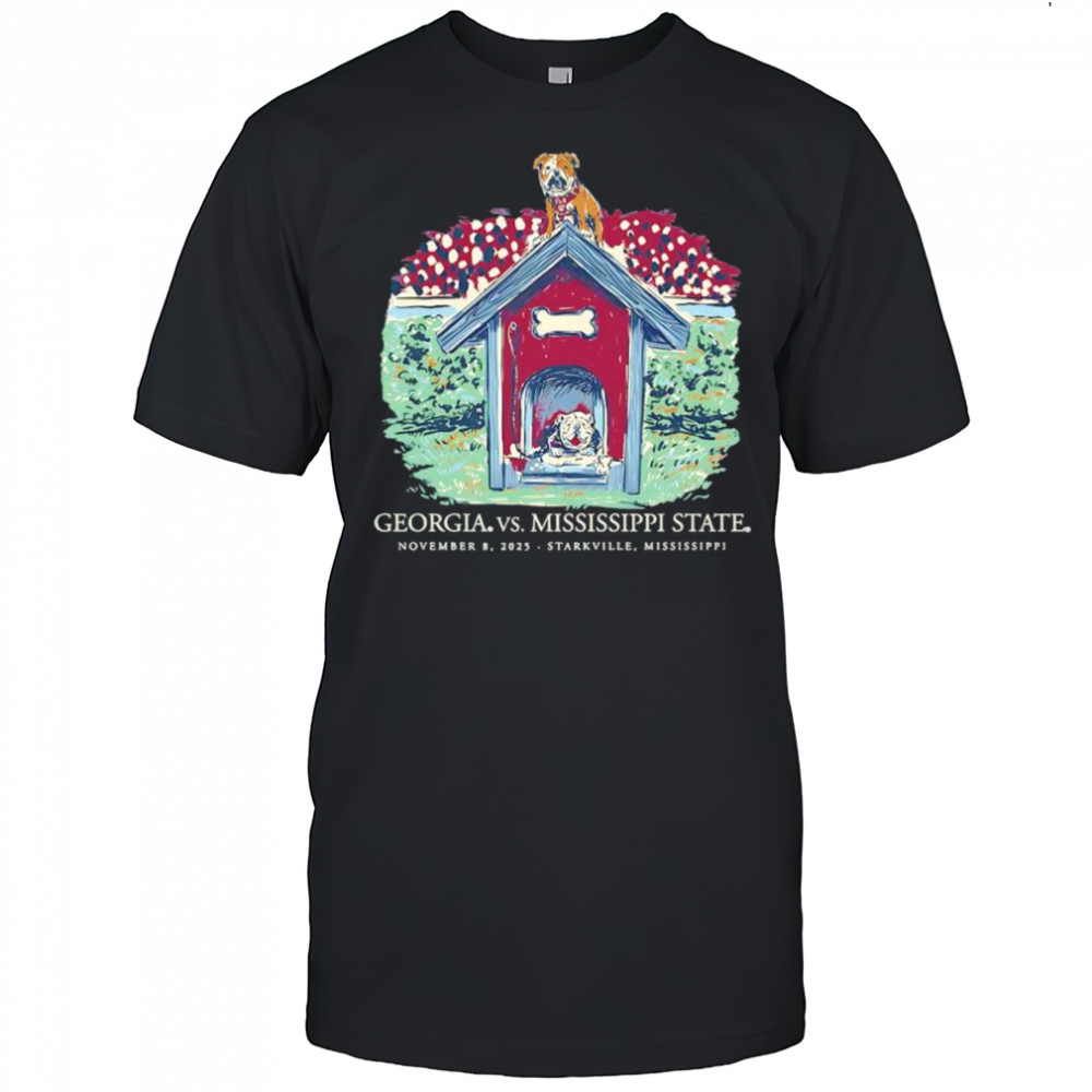 Georgia vs Mississippi State Bulldogs football game day 2025 shirt