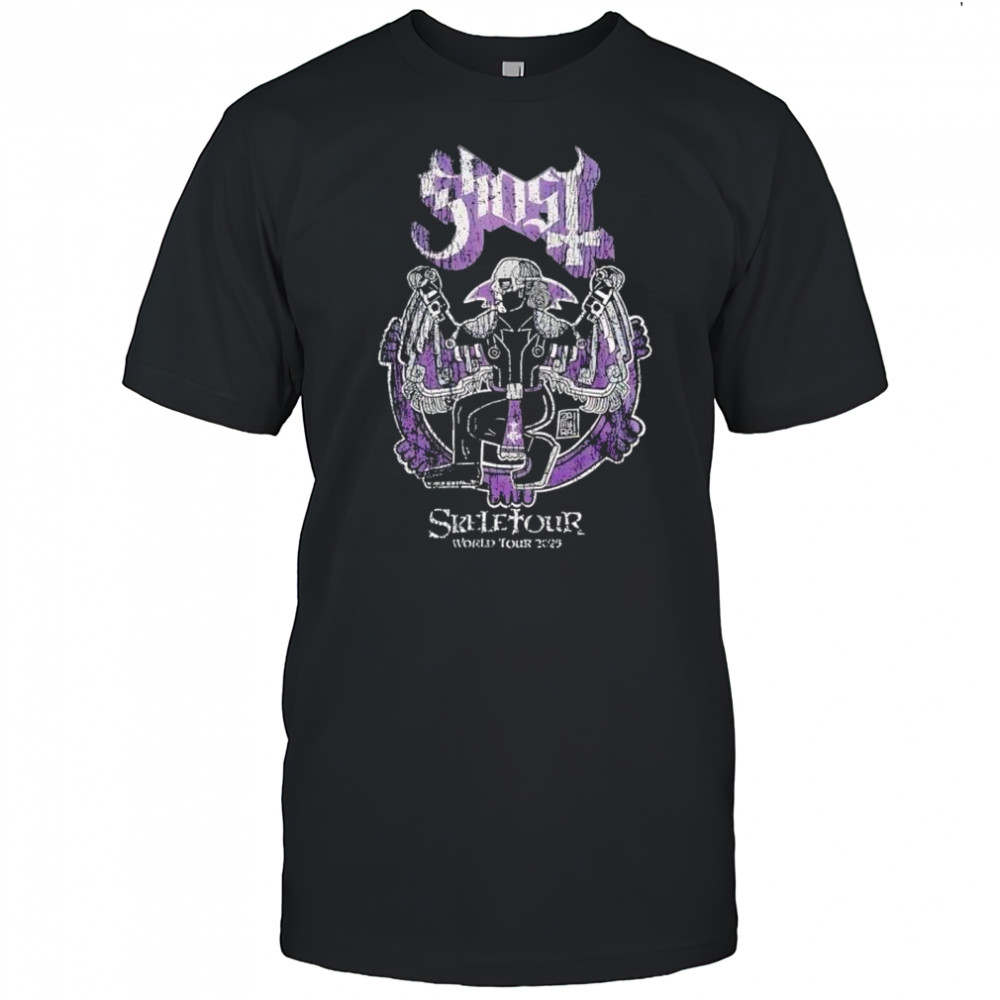 Ghost Skeleton World tour 2025 poster shirt