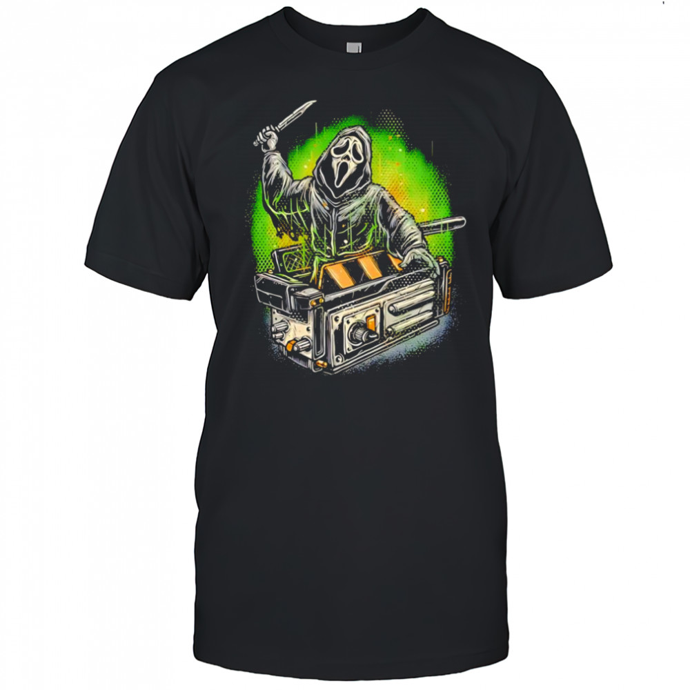 Ghost Trap Scream and Ghostbusters shirt