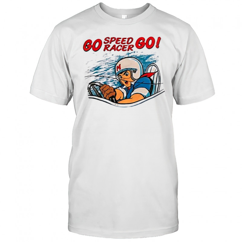 Go speed racer go retro anime cartoon shirt