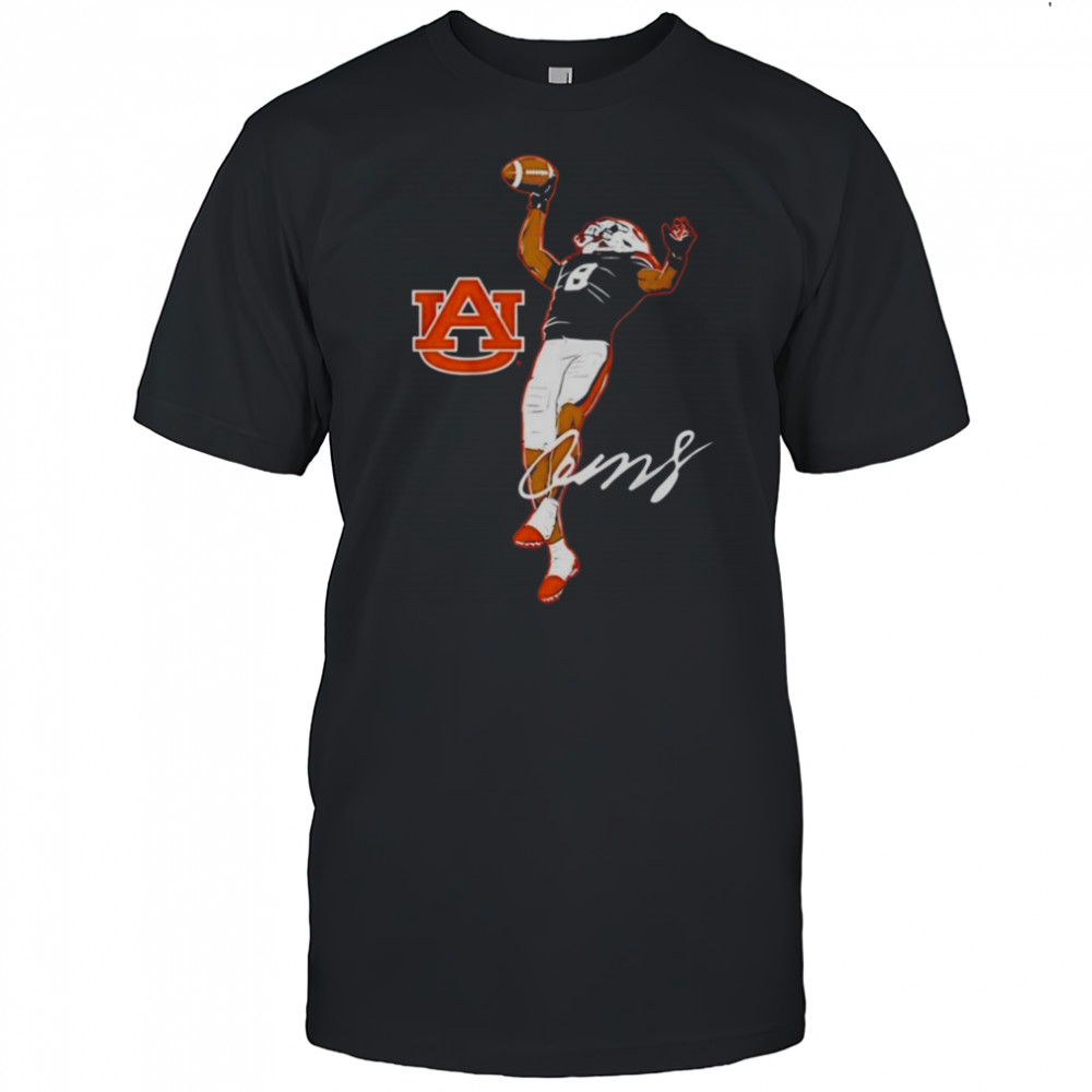 Good Auburn Tigers Football Cam Coleman Superstar Pose Signature T-Shirt
