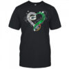 Green Bay Packers Go Pack Go Diamond Heart 2025 Shirt