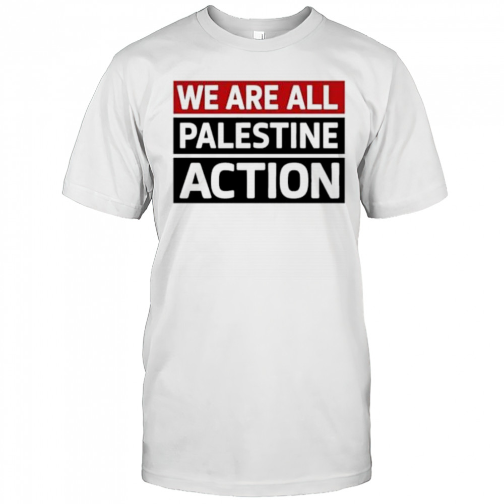 Greta thunberg we are all palestine action bold activist graphic shirt
