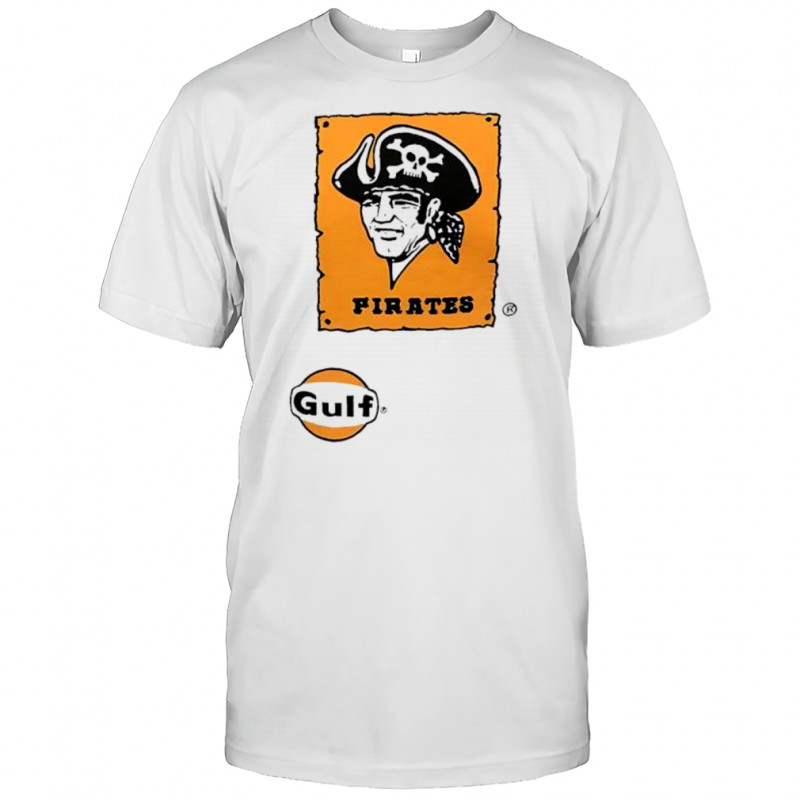 Gulf Pirates Cartoon Logo Vintage Fuel and Sports shirt