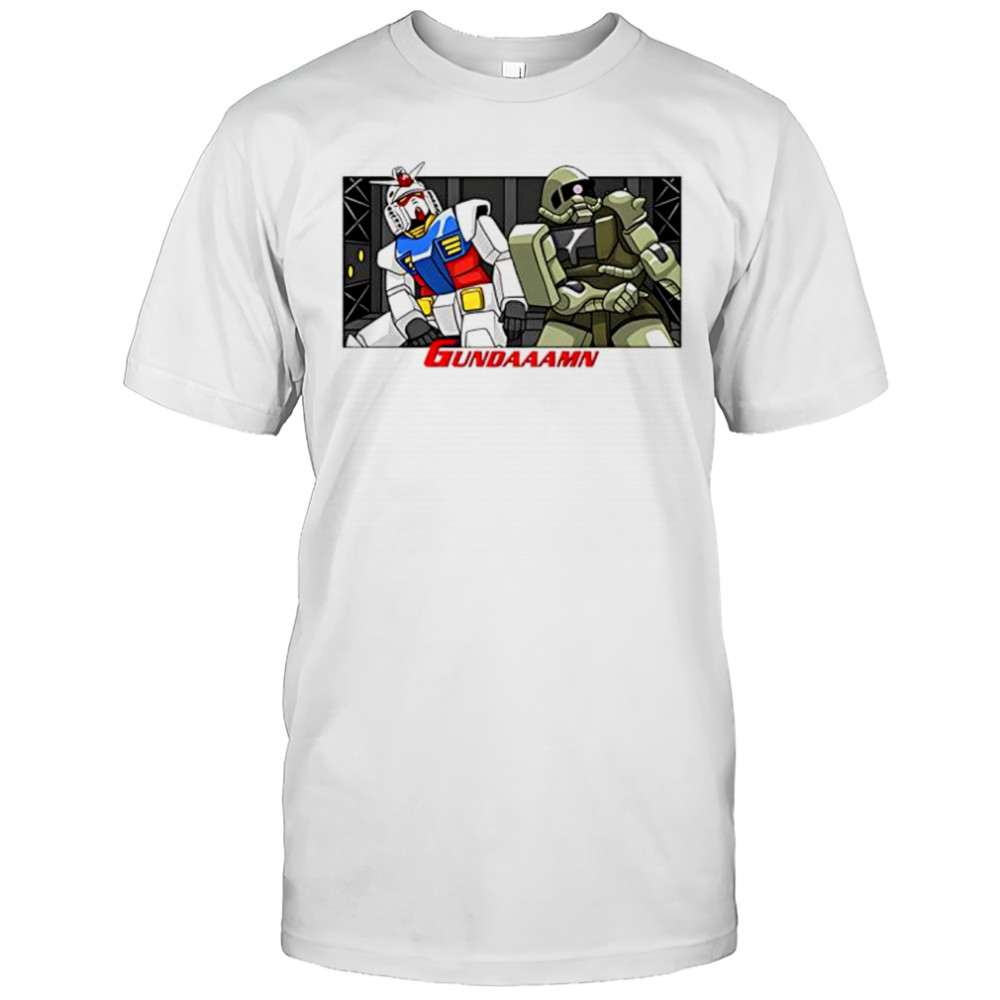 Gundaaamn Gundam Damn meme shirt