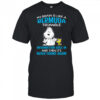 Halloween Snoopy and Woodstock my brain is like a bermuda triangle information goes in shirt