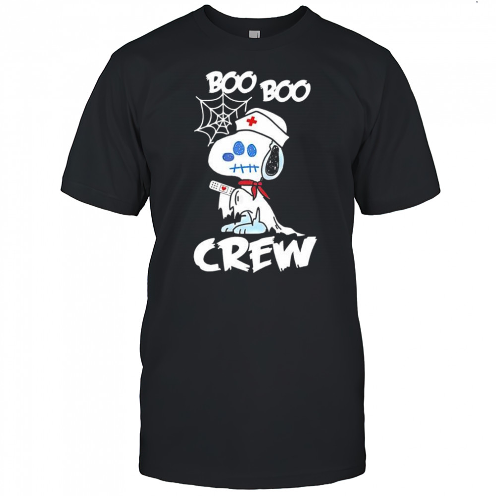 Halloween Snoopy Nurse Boo Boo Crew shirt