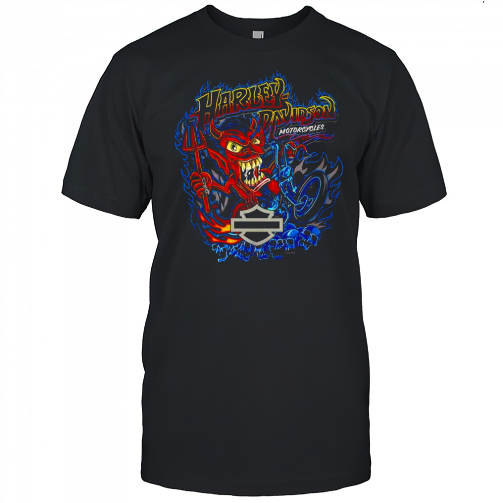 Harley Davidson Motorcycles Skeleton Rider Halloween shirt