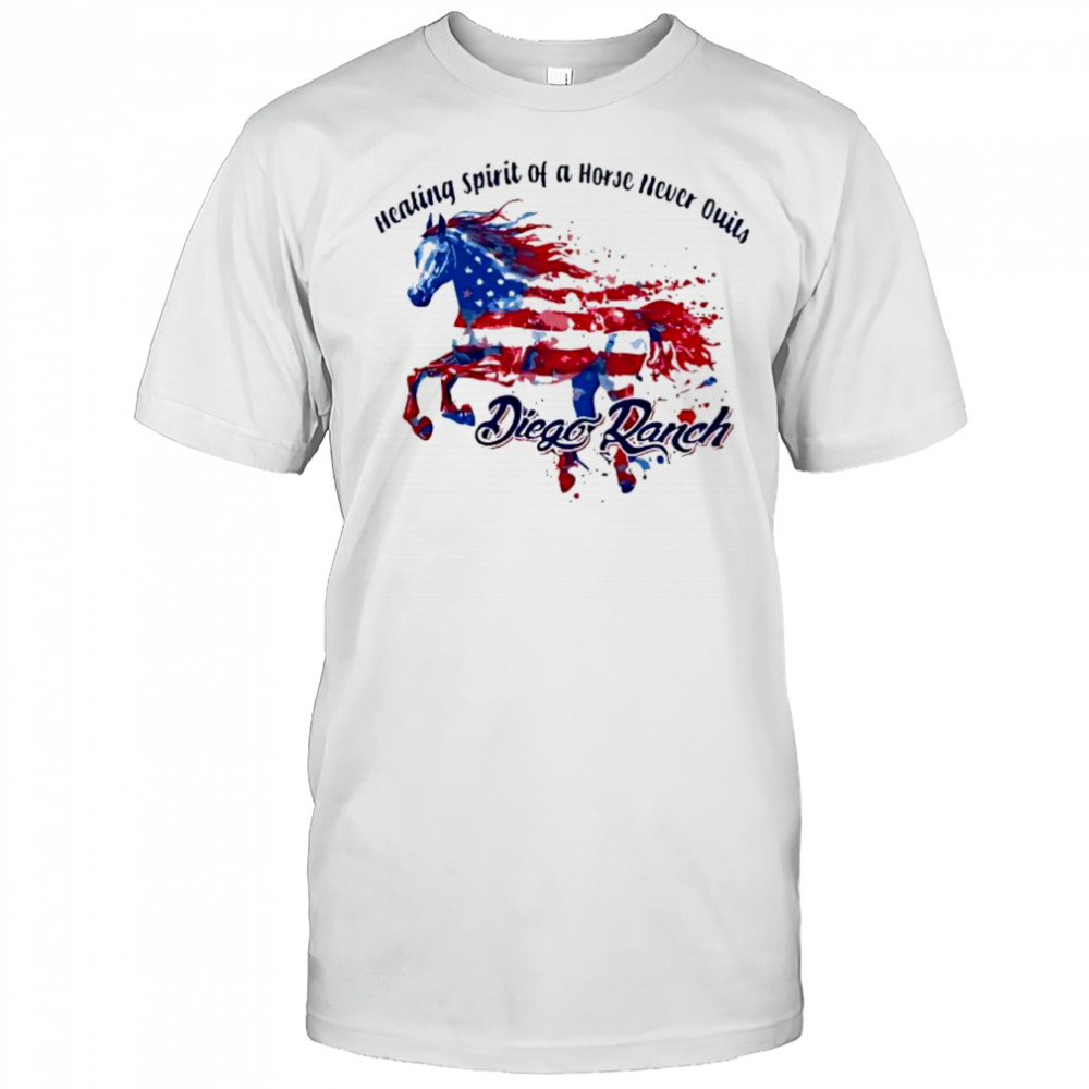 Healing Children and Veterans Diego Ranch horse shirt