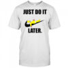Homer Simpson Donuts Just Do It later shirt