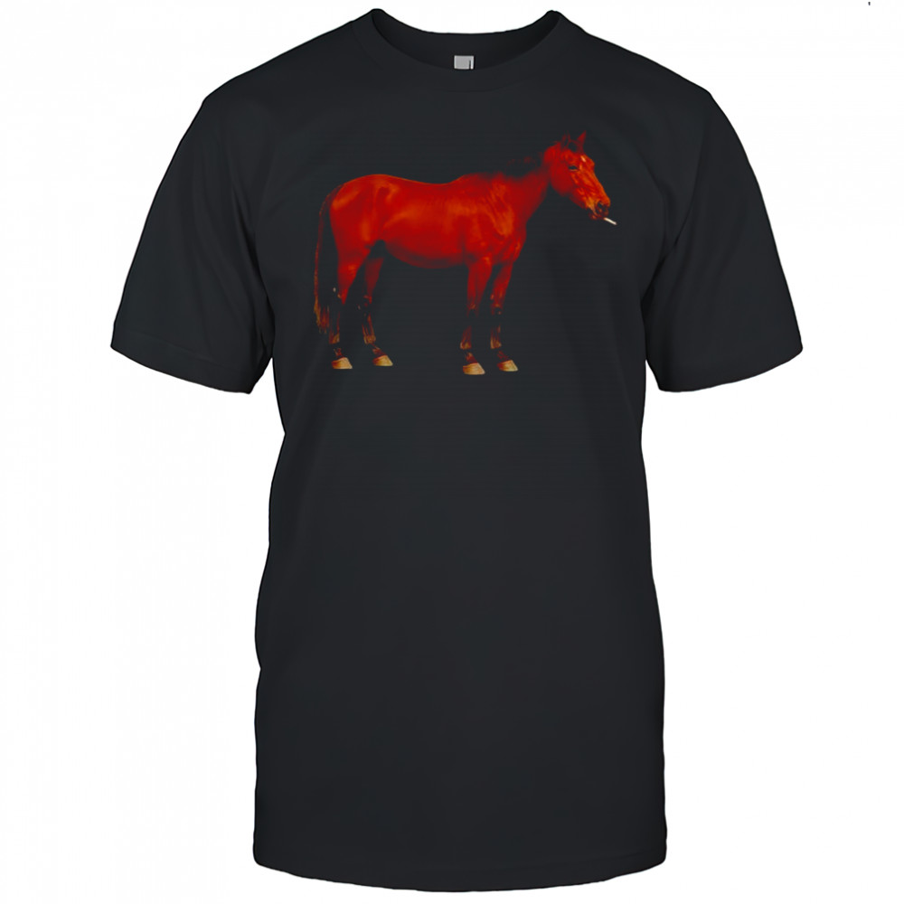 Horse Smoking Cigarette shirt