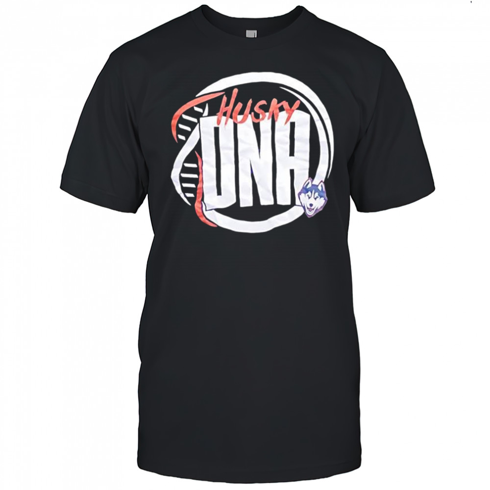 Husky DNA UConn Huskies logo shirt