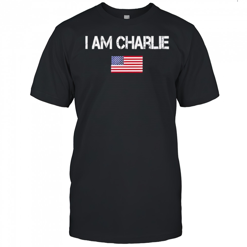 I am Charlie USA Flag shirt