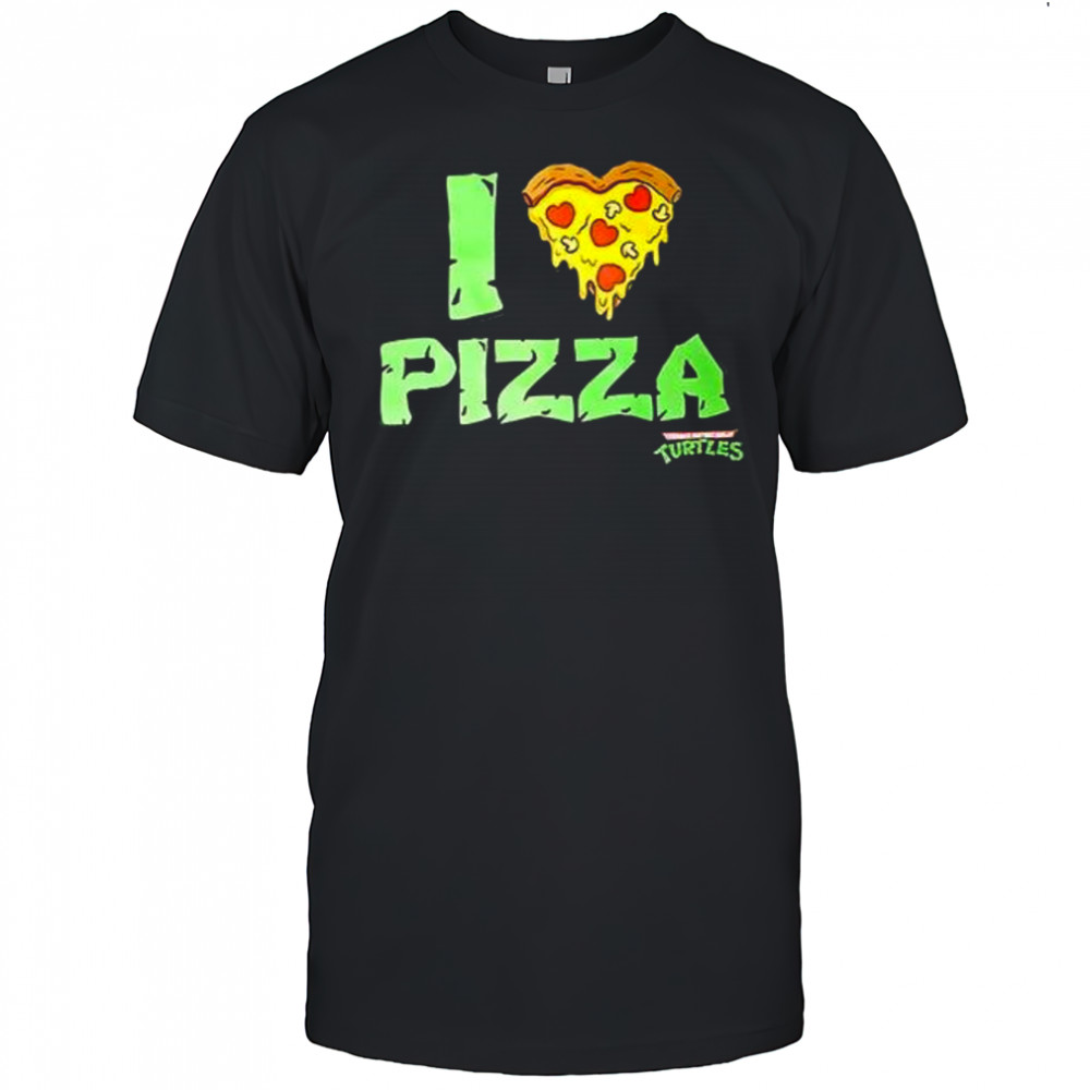 I heart pizza Mutant Ninja Turtles shirt